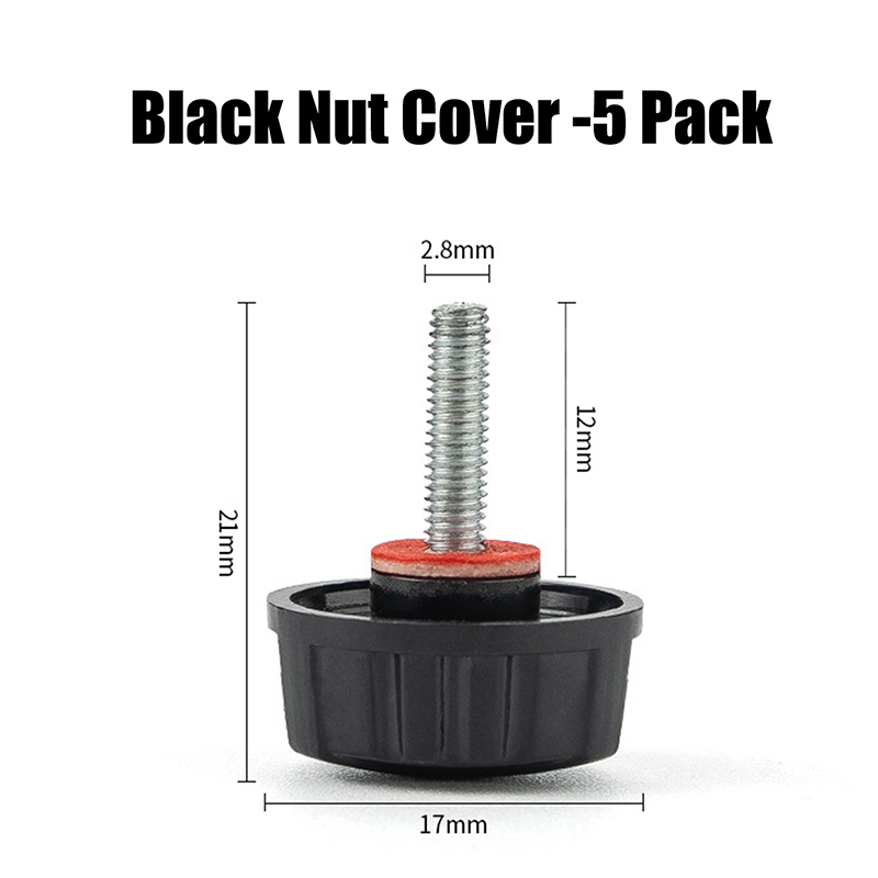 Reel Drag Knob - 5Pcs Large Head Screws Universal Fishing
