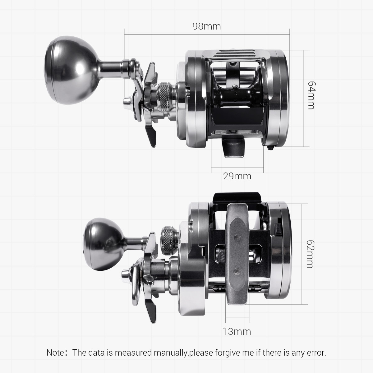 Noeby-Light Metal Jigging Reel - Spincast Reel ulasan dan harga