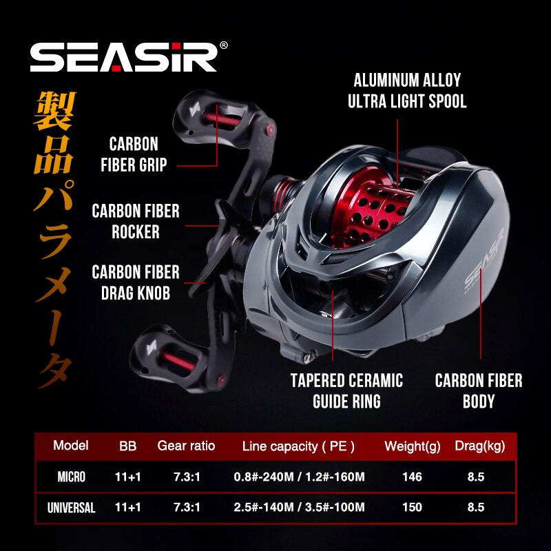 Seasir Mansory Baitcasting Fis - Spincast Reel ulasan dan harga