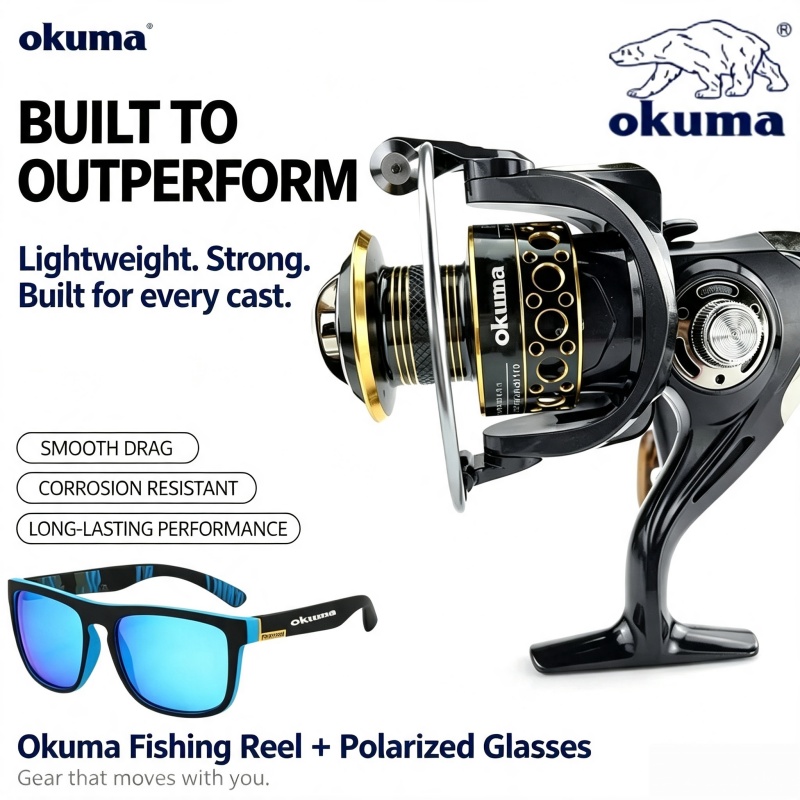 OKUMA-Spinning Reel, MetalUltr - Ice Fishing Reel ulasan dan harga